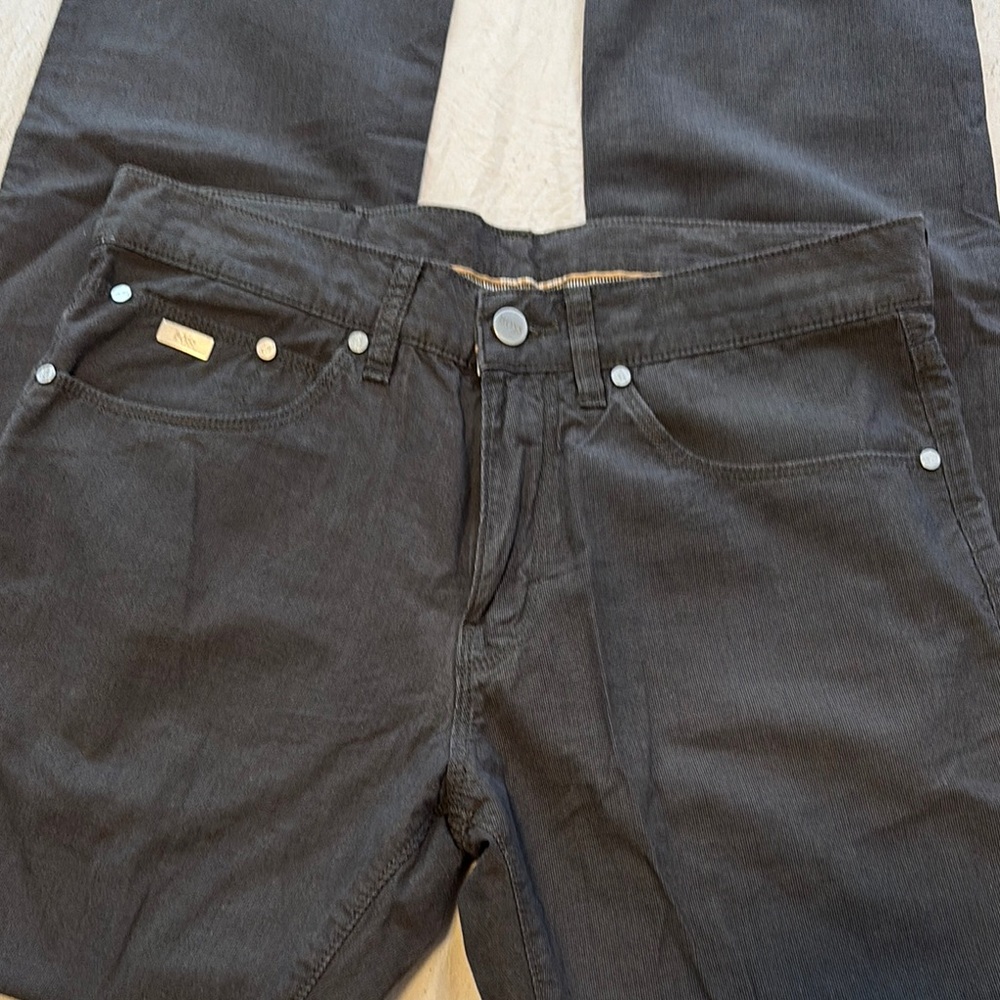 Hugo Boss Gray Trousers with Black Label